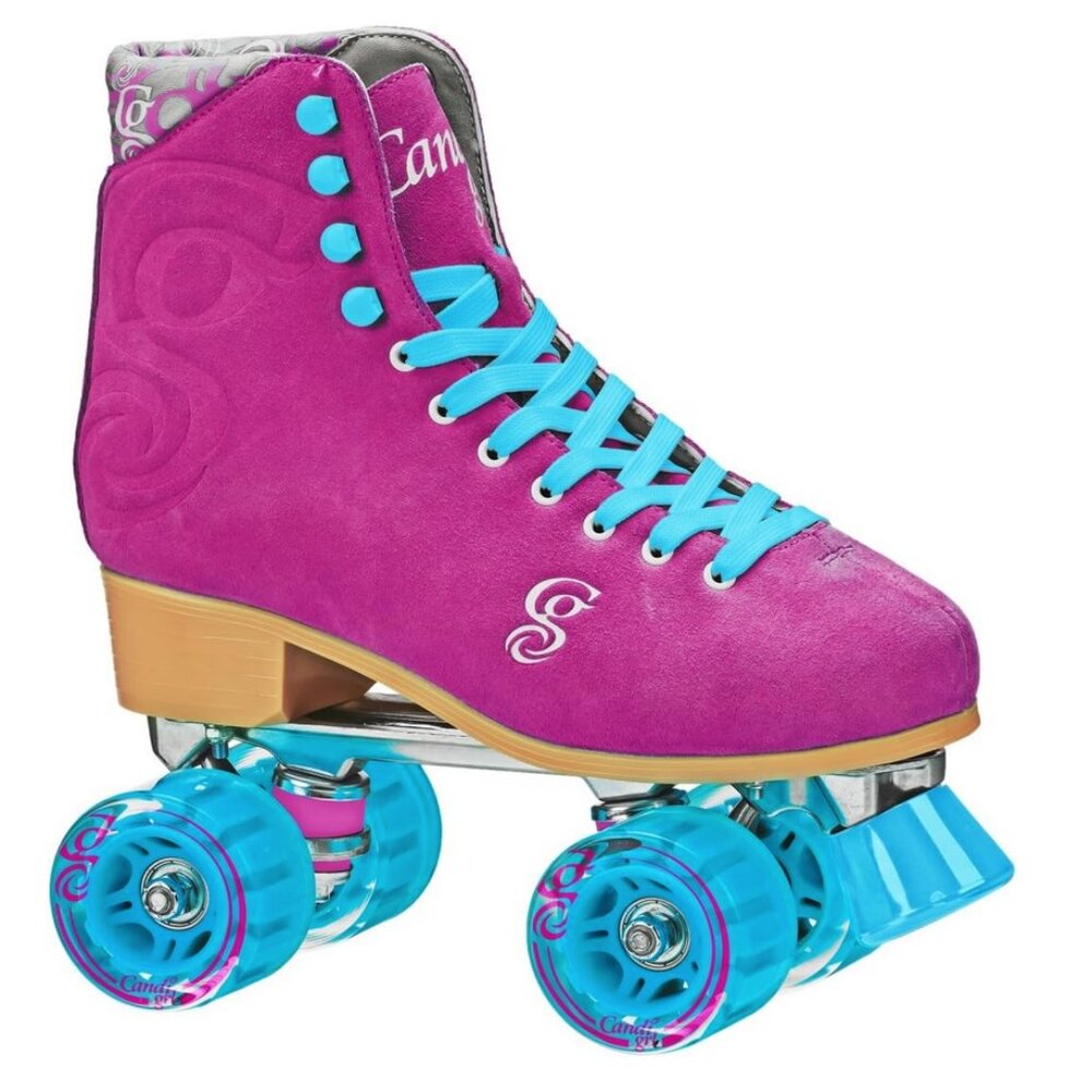Candi Girl U774 Carlin Quad Artistic Roller Skates Raspberry Ladies